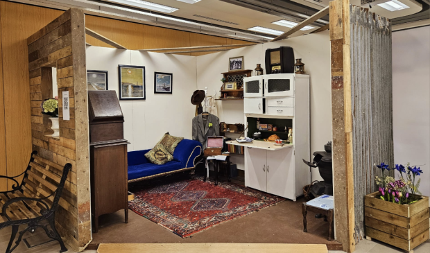 The Oughley Shed exhibition shows a recreation of the interior of David Strain's shed.