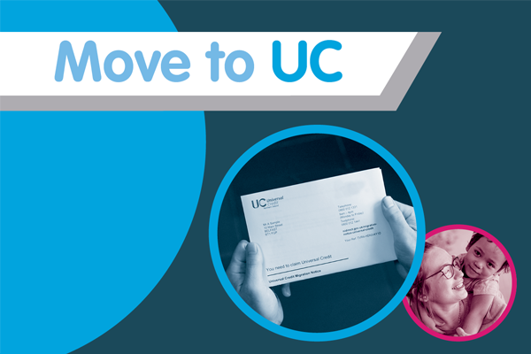 Move to UC - someone holding a Universal Credit letter