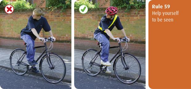 can you push a bike on a public footpath