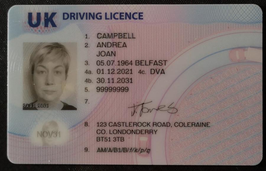 The Photocard Driving Licence Explained Nidirect   Licence Full Front 